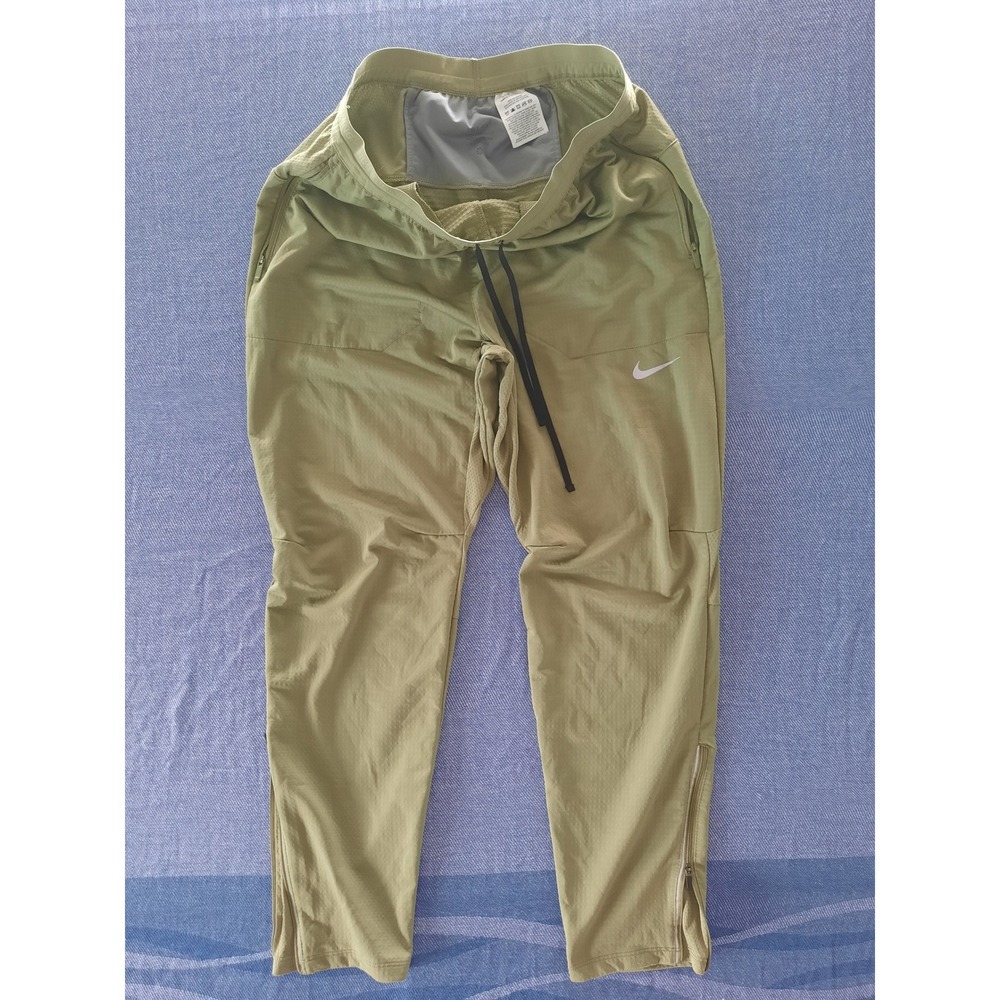 Nike Running Dri-FIT Phenom Elite Pants Mens Medium Olive Green DQ4740-334